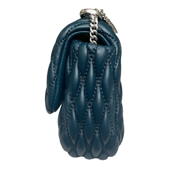 Tory Burch Kira Mini Diamond Leather Flap Shoulder Bag - Picture 4 of 9